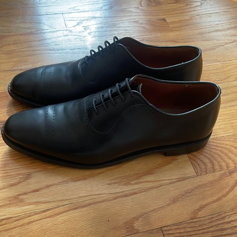 Allen Edmonds Vernon mens  black Oxfords. 10.5 D.